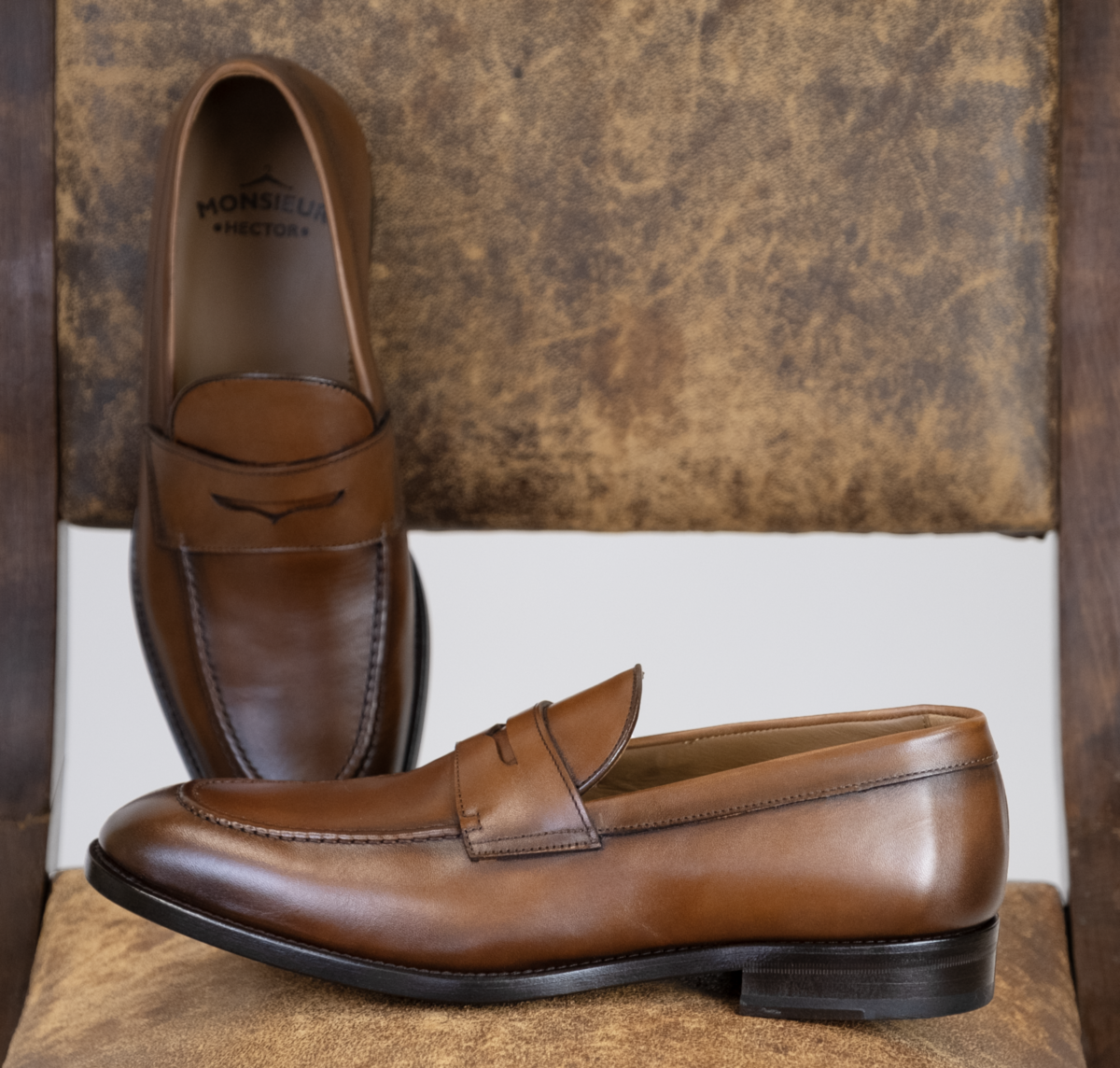 H431 LOAFER COGNAC